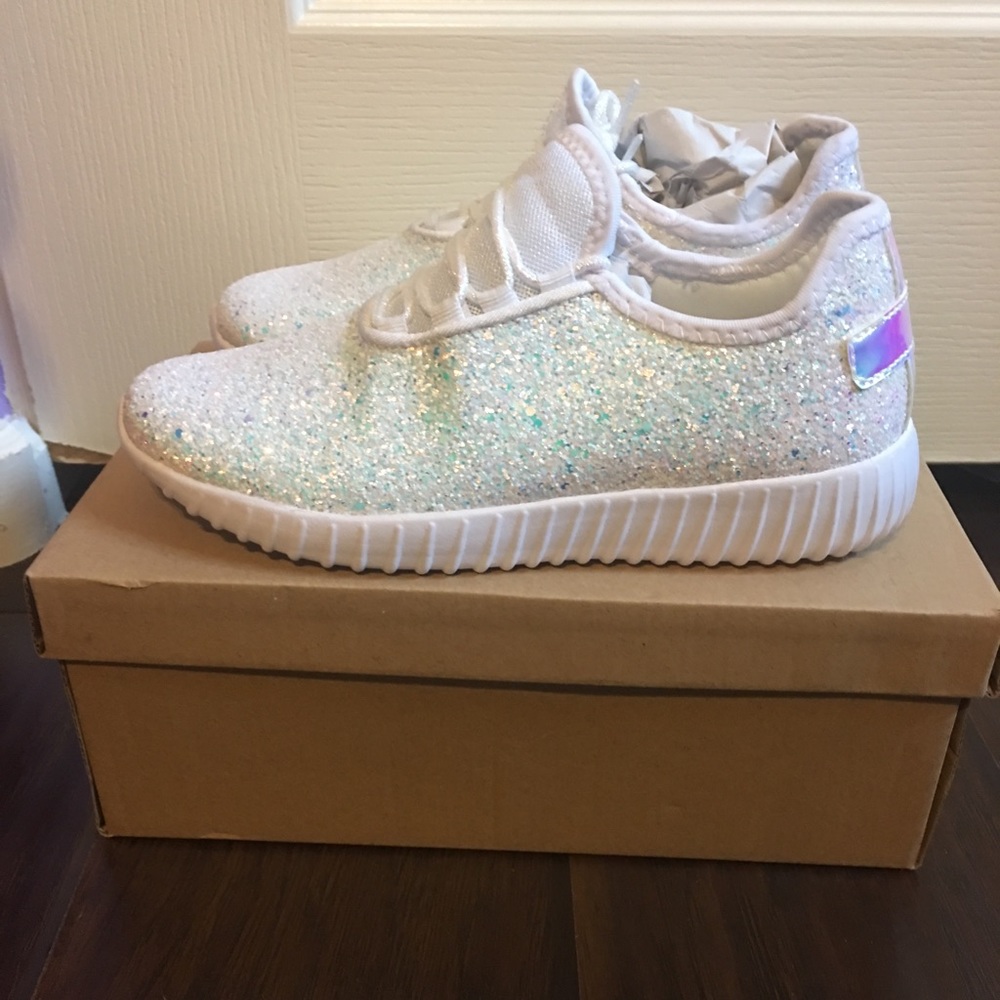 Holographic Unicorn Glitter shoes